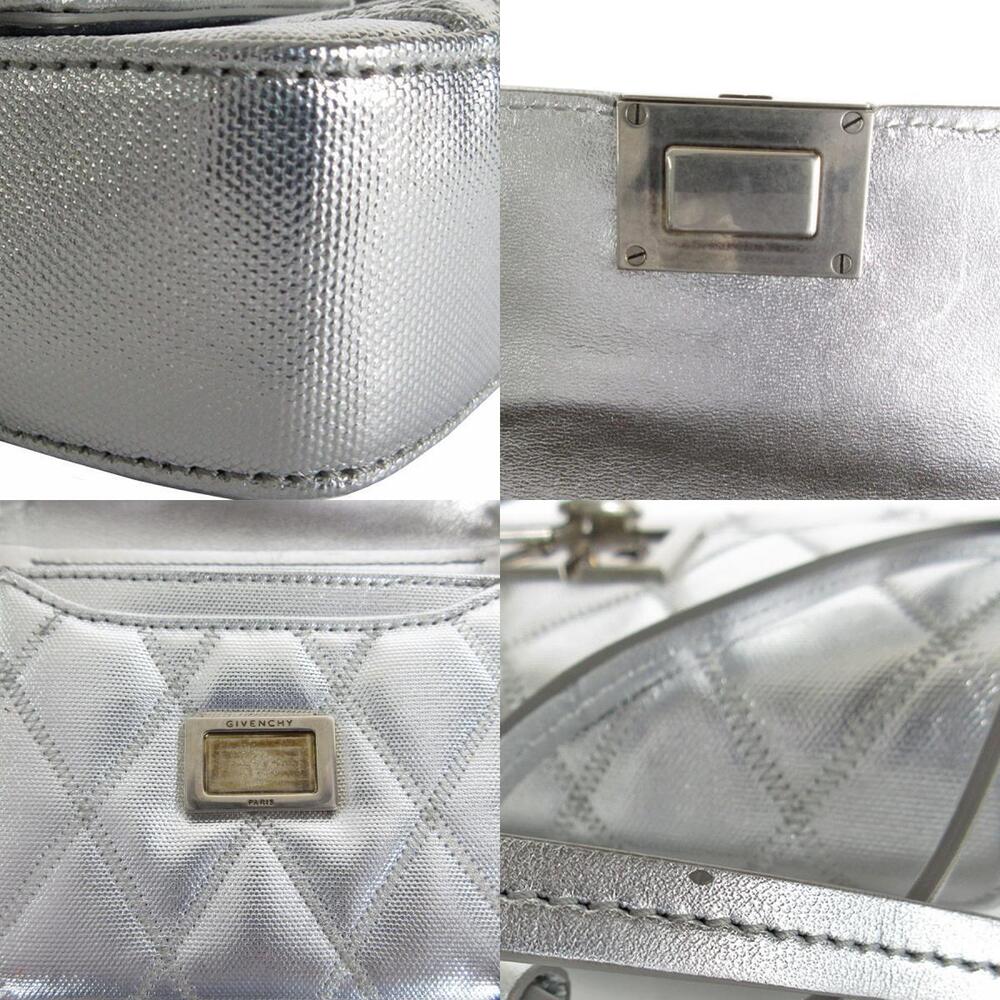 Givenchy Silver Shoulder Bag Polyester - image 4